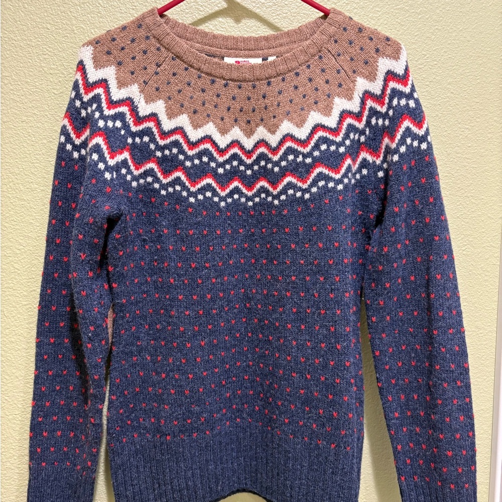Fjallraven Ovik Knit Sweater in Navy